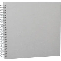 Focus Base Line Canvas Wire-O 30x30 Beige w. white sheets - Fotoalbum